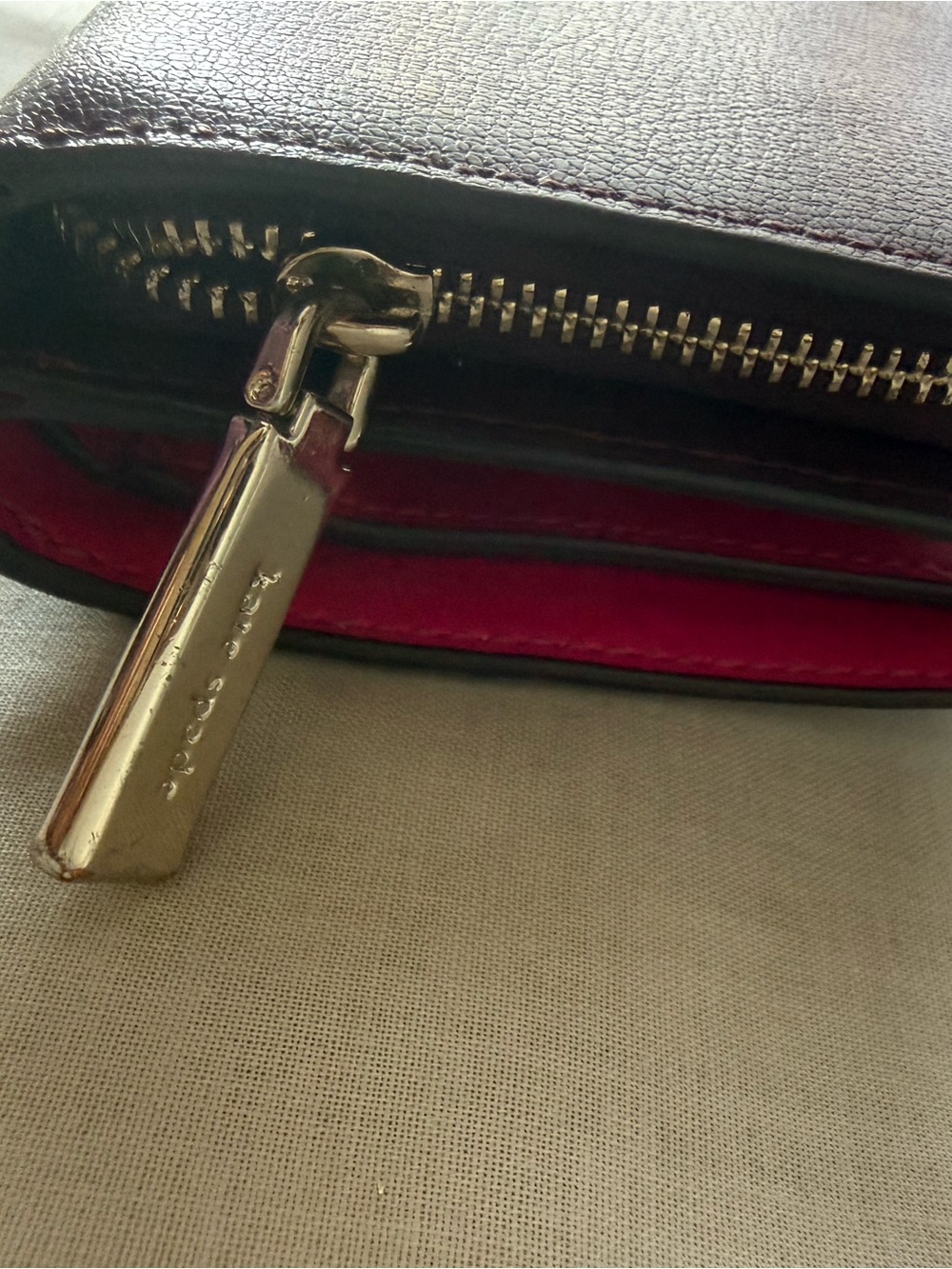 Kate Spade New York Bifold Wallet in Mulberry/Berry - Picture 4 of 17